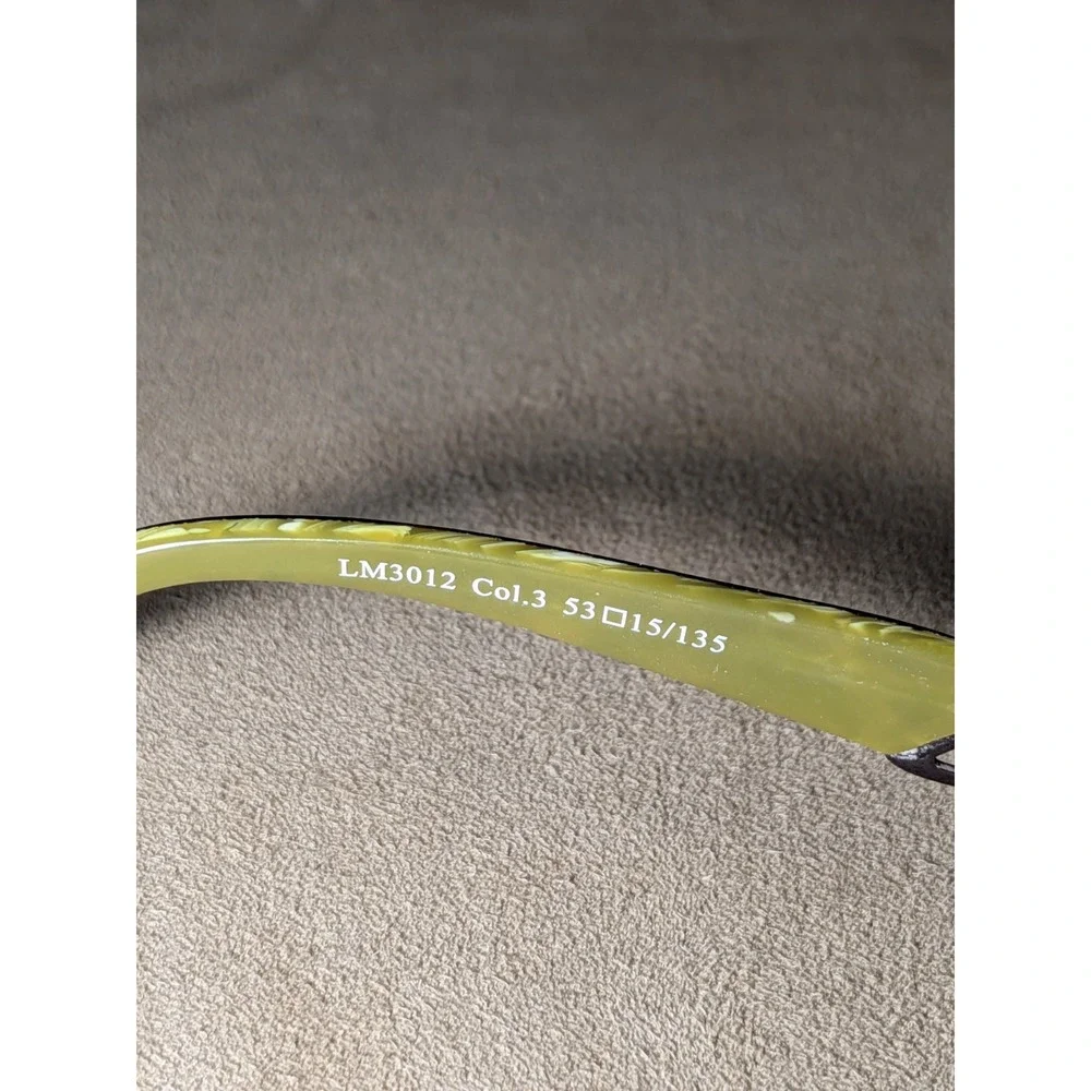 LA MATTA Brille LM3012 col. 3 Purple Metal Wings Green Black Animal Print